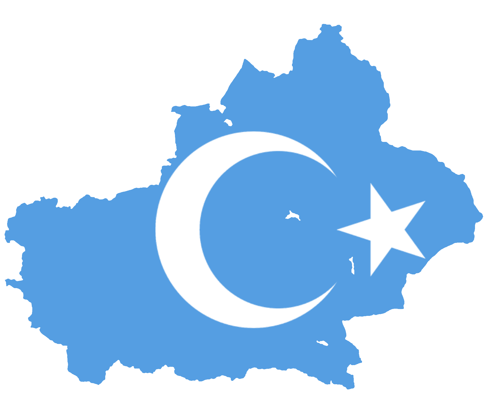 Map of East Turkistan